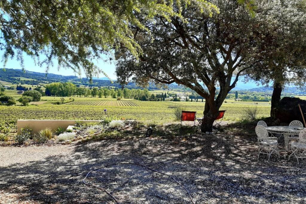 Le Clos Des Pins, Vue Mont Ventoux Roaix Ngoại thất bức ảnh