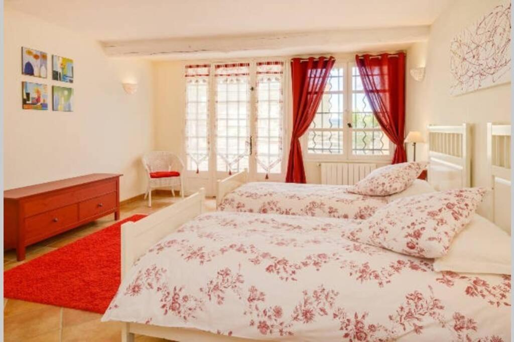 Le Clos Des Pins, Vue Mont Ventoux Roaix Ngoại thất bức ảnh